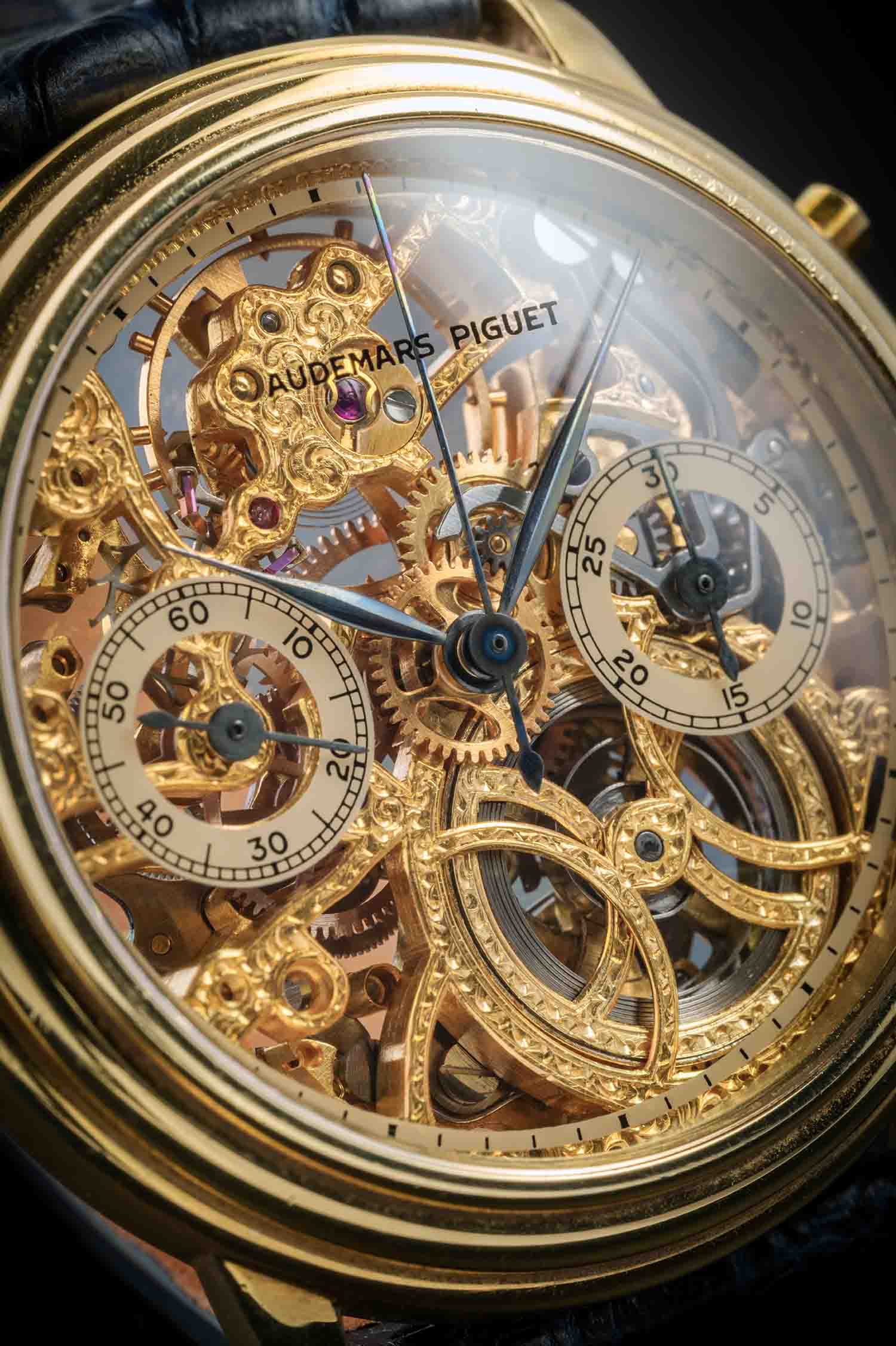 Audemars Piguet Skeleton Chronograph Yellow Gold 25563BA